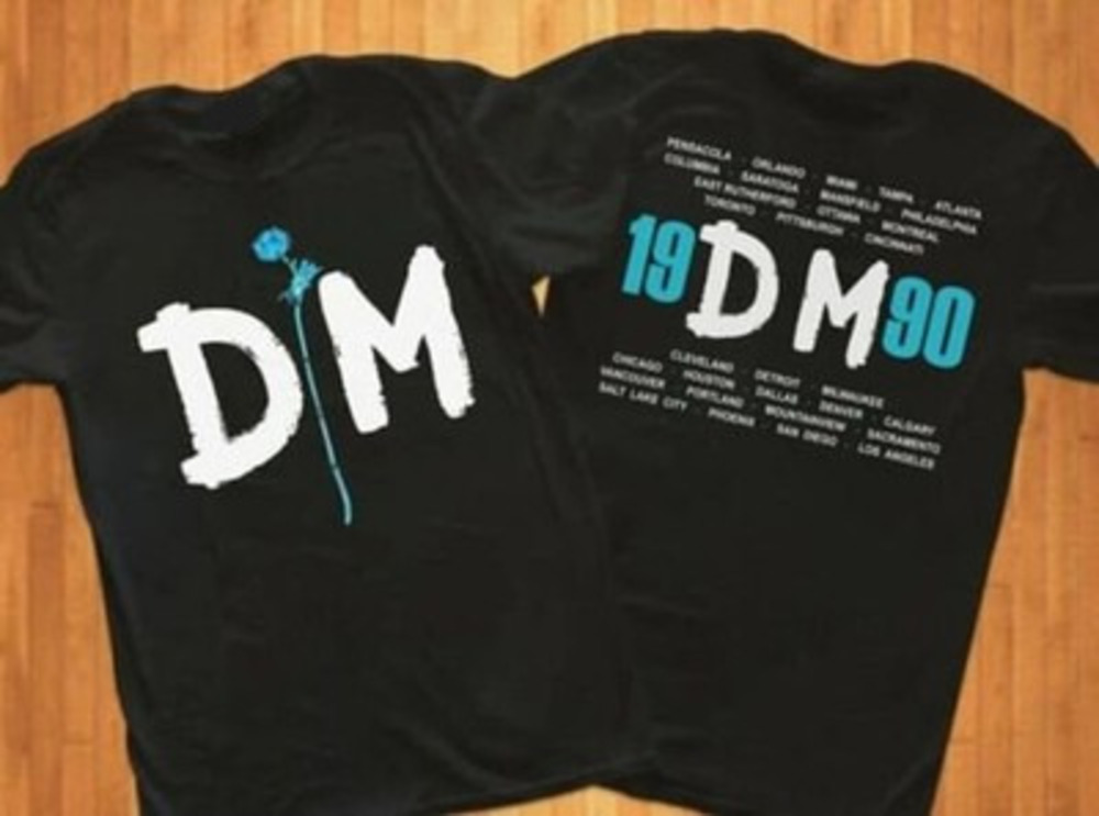 1990 Depeche Mode Violator Tour T-Shirt 2 Sided